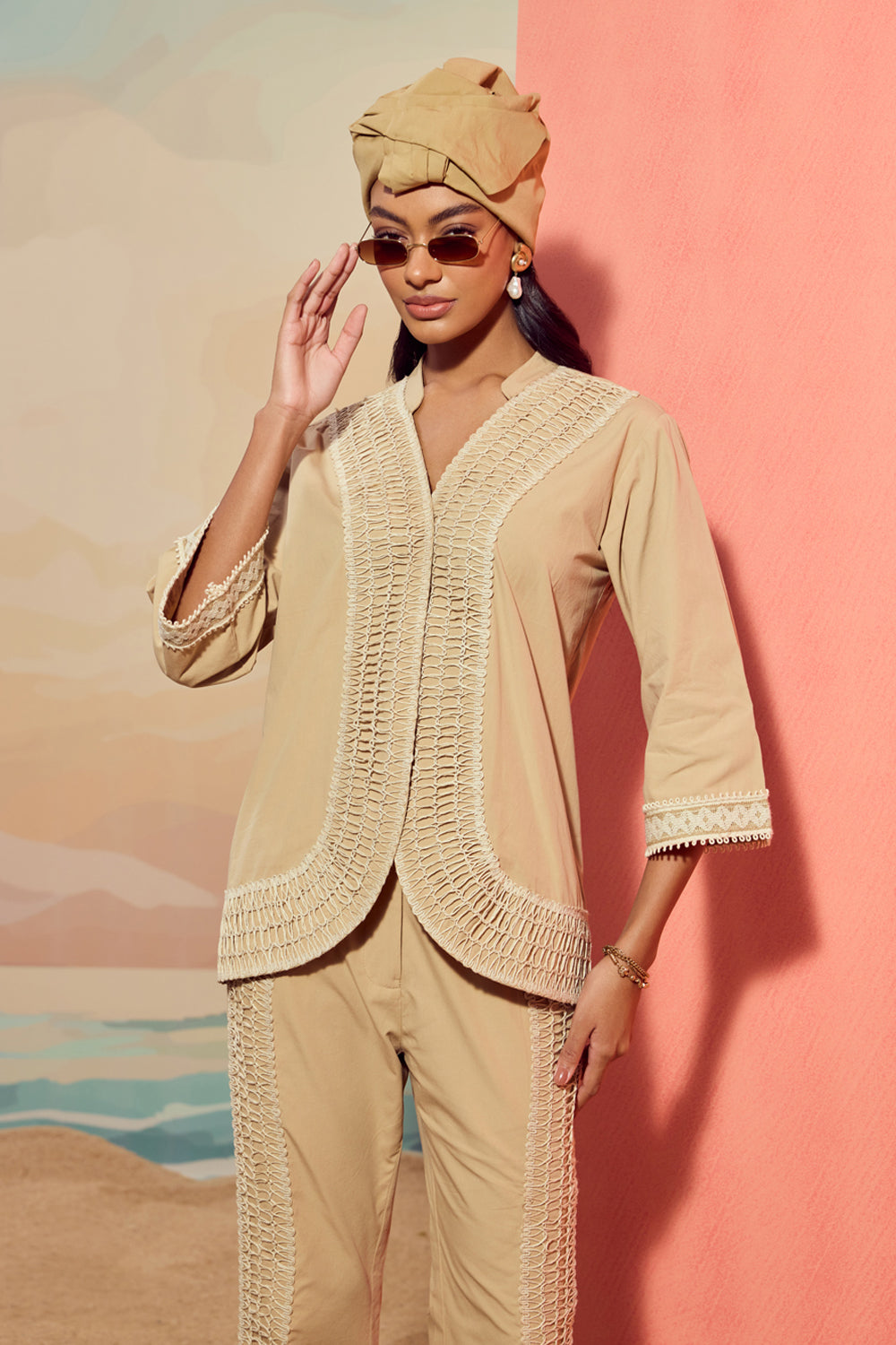 Sand Shirt With Pants