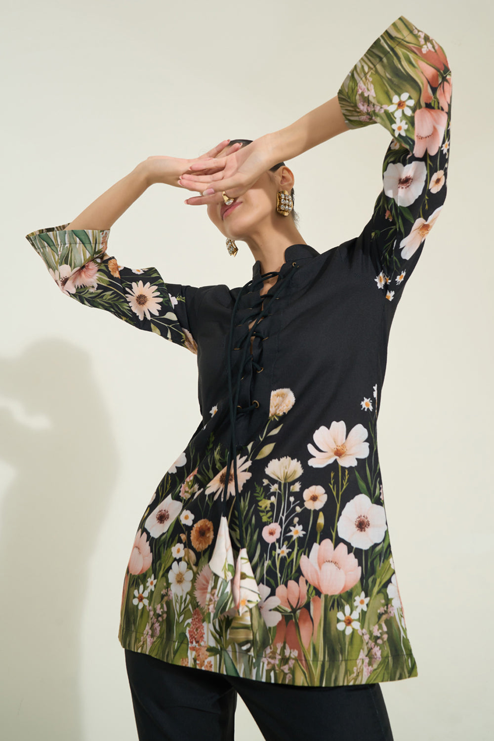 Midnight Bloom Co-ord Set