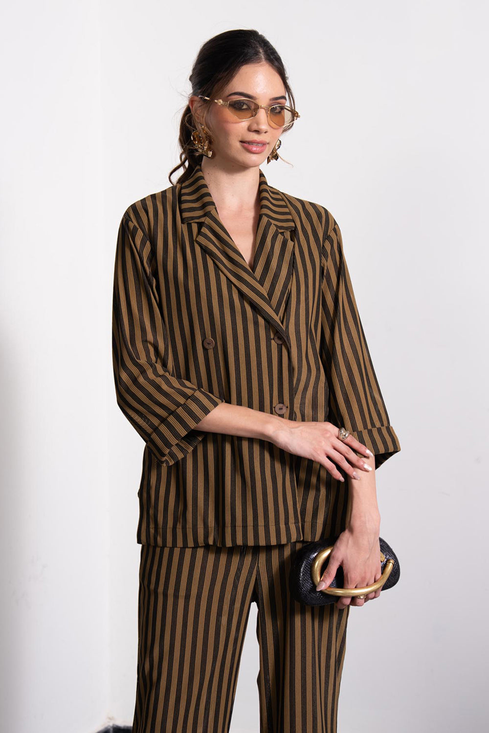 Tobie Striped Blazer Set