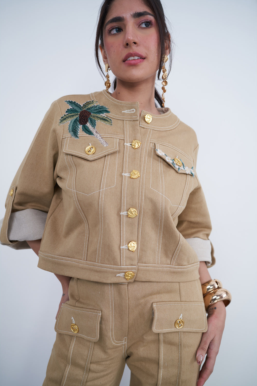 Chestnut Denim Co-ord Set