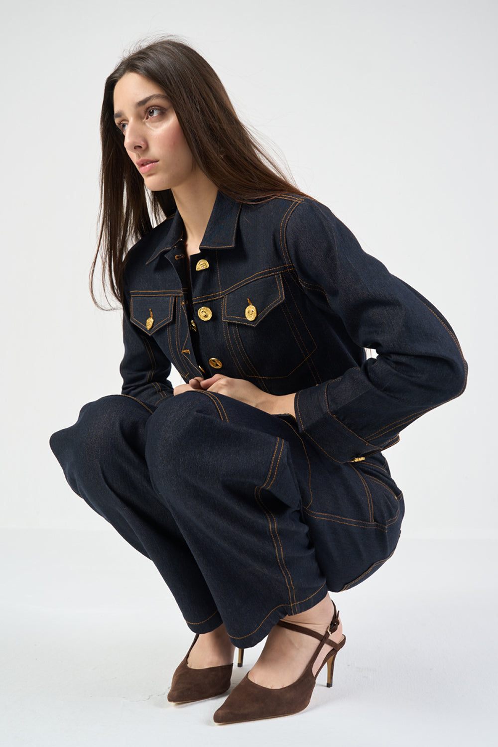 Masoom Minawala In Our Heidi Denim Co-ord Set