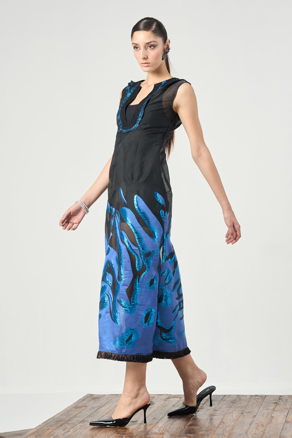 Electric Blue Maxi Dress