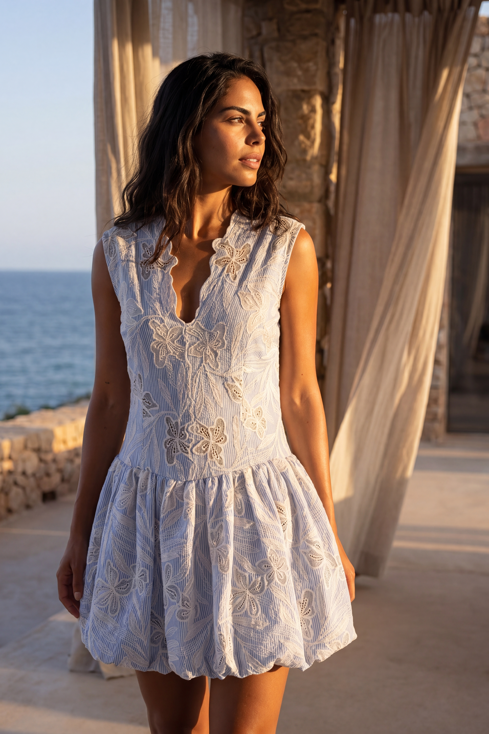 Bloom Bubble Mini Dress