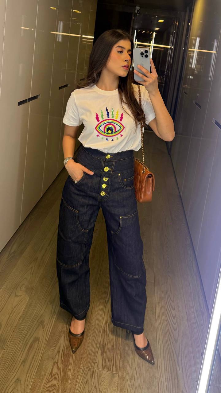 Rhea Kalra Singh In Our Heidi Denim Jeans