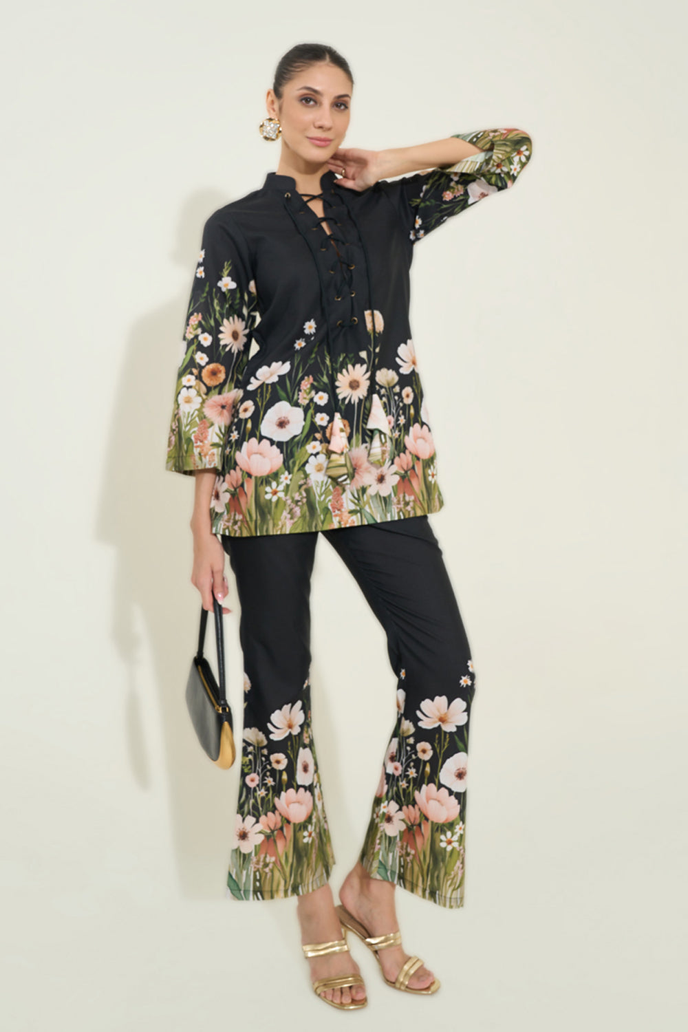 Midnight Bloom Co-ord Set