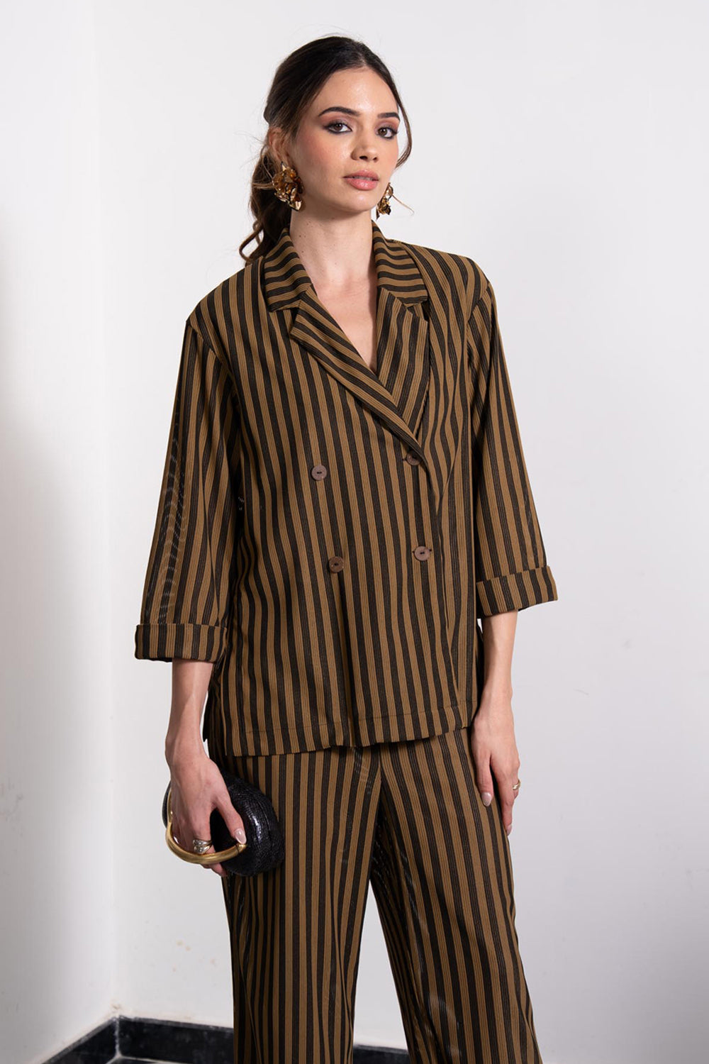 Tobie Striped Blazer Set