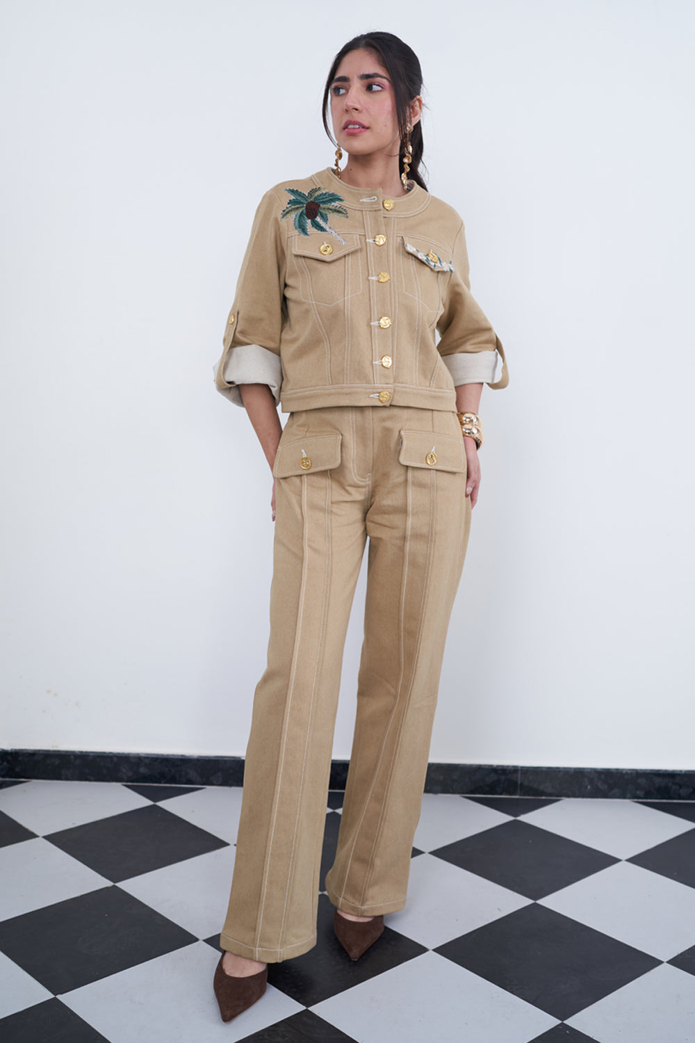 Chestnut Denim Co-ord Set