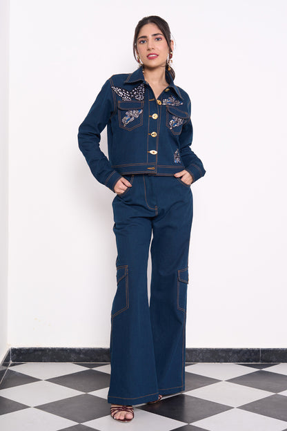 Celine Denim Co-ord Set