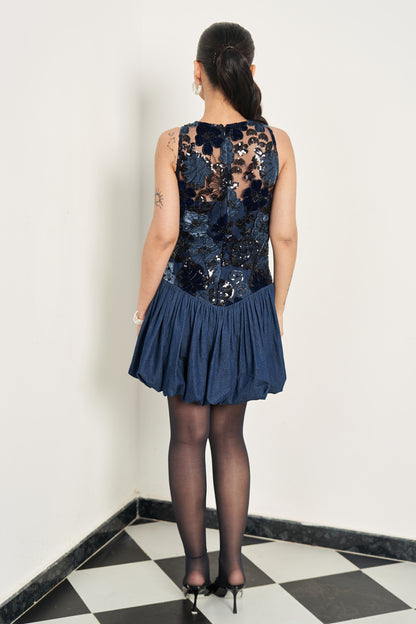 Eva Midnight Blue Dress