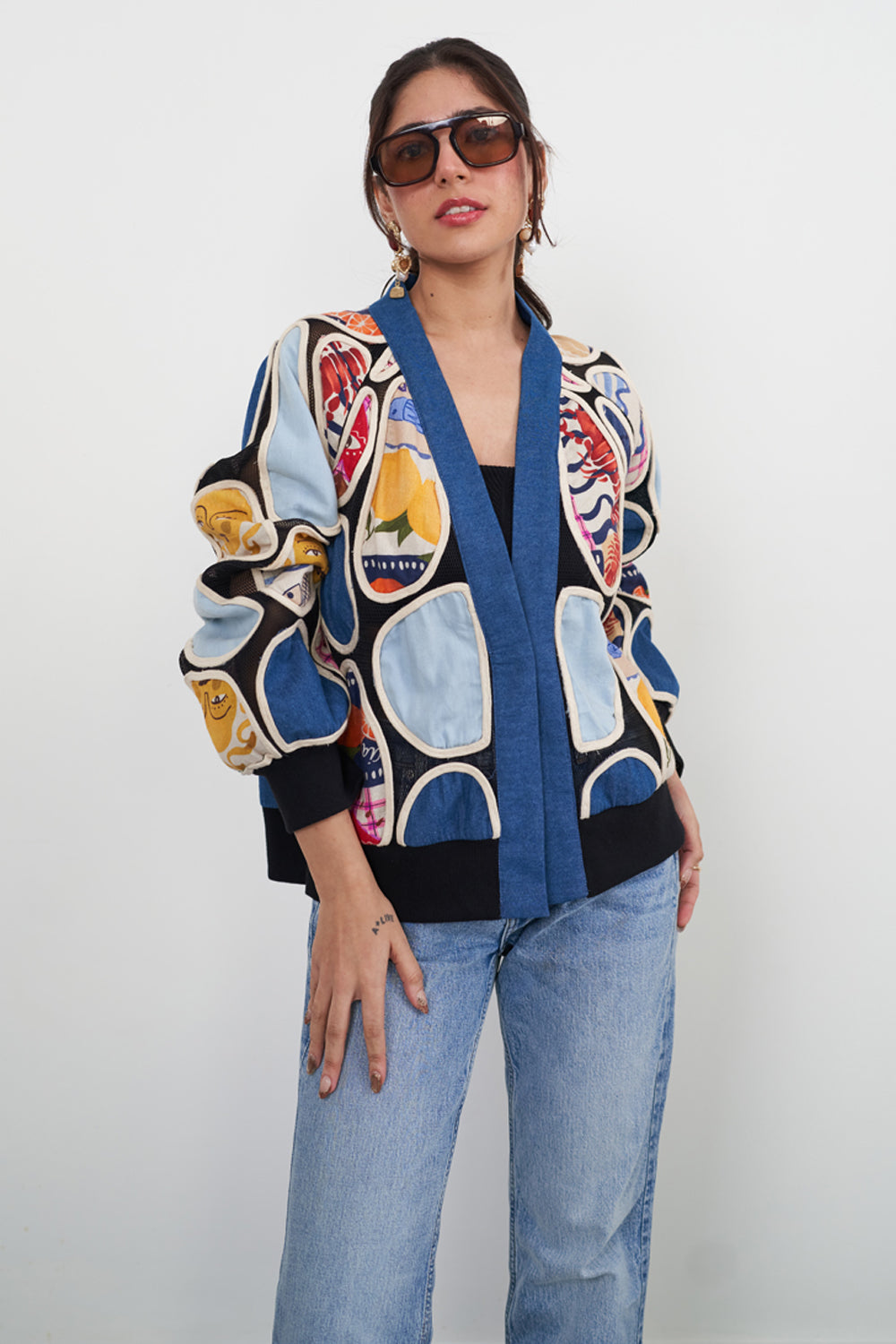 Belle Denim Bomber Jacket