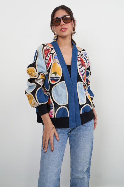 Belle Denim Bomber Jacket