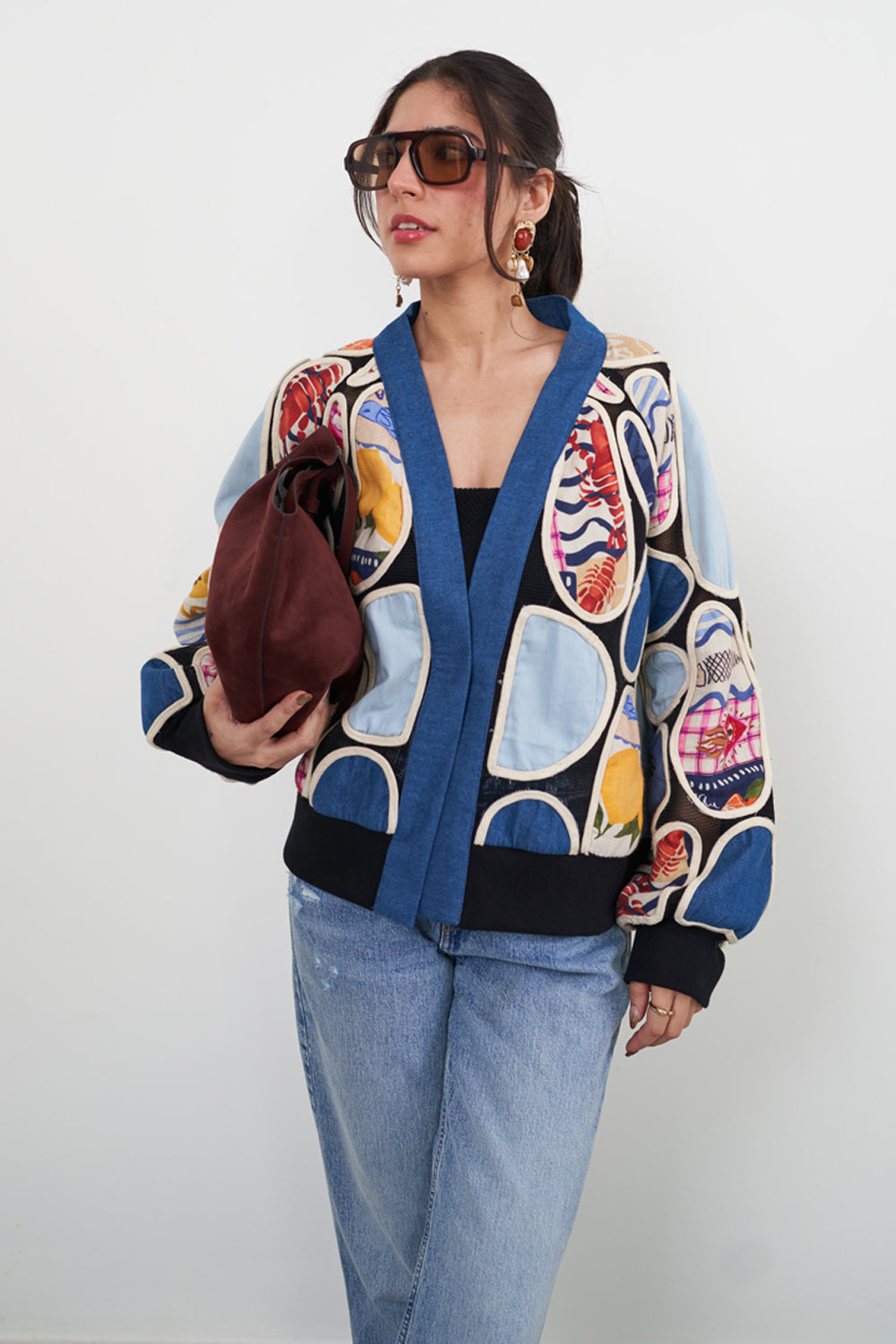 Belle Denim Bomber Jacket