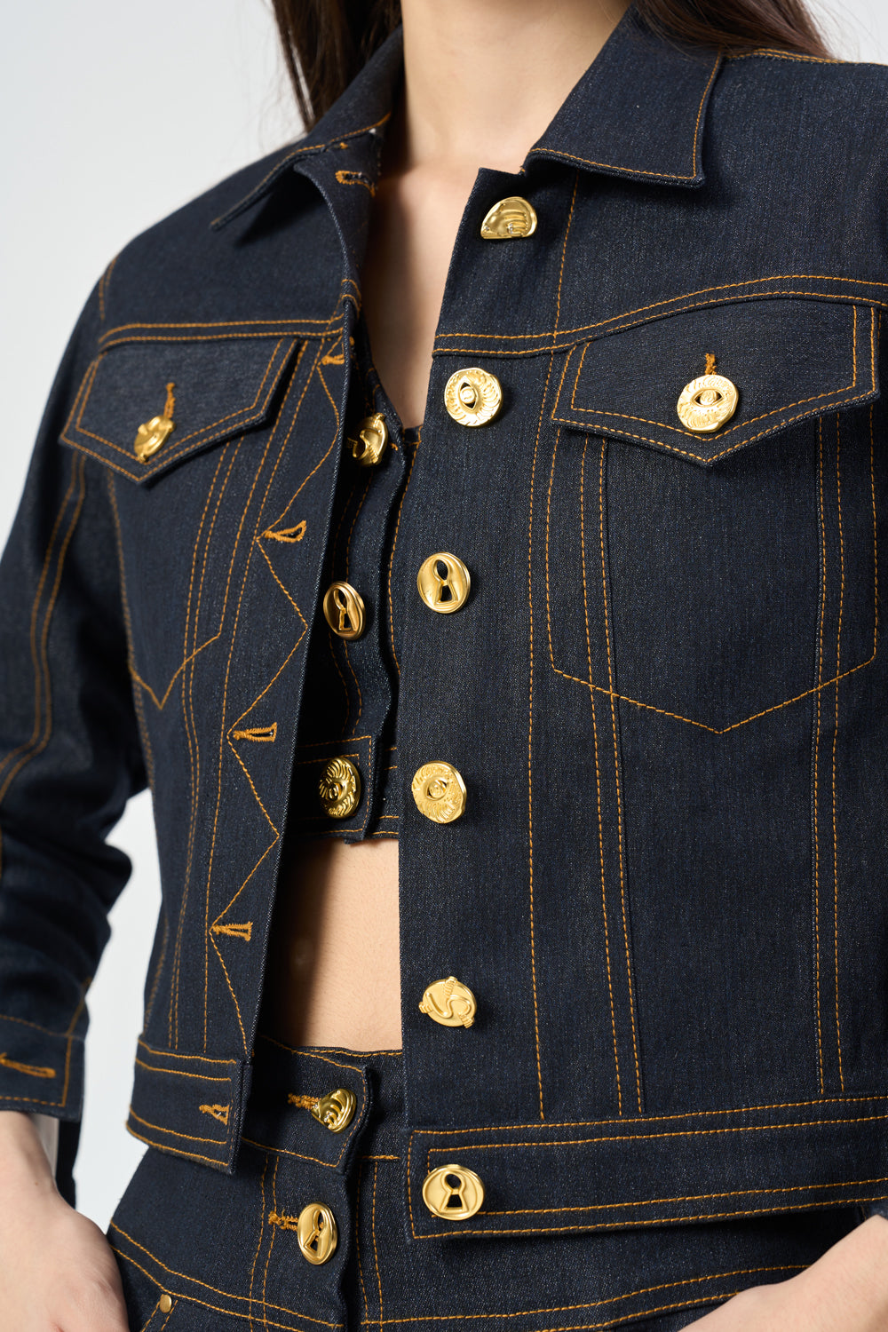 Masoom Minawala In Our Heidi Denim Co-ord Set