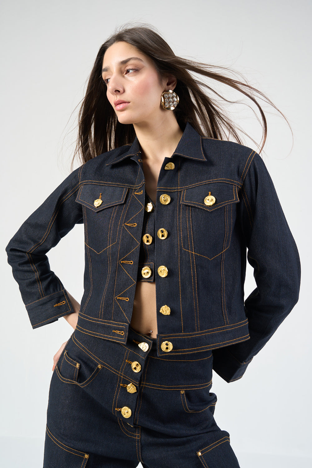 Masoom Minawala In Our Heidi Denim Co-ord Set