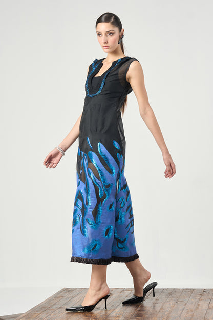 Electric Blue Maxi Dress