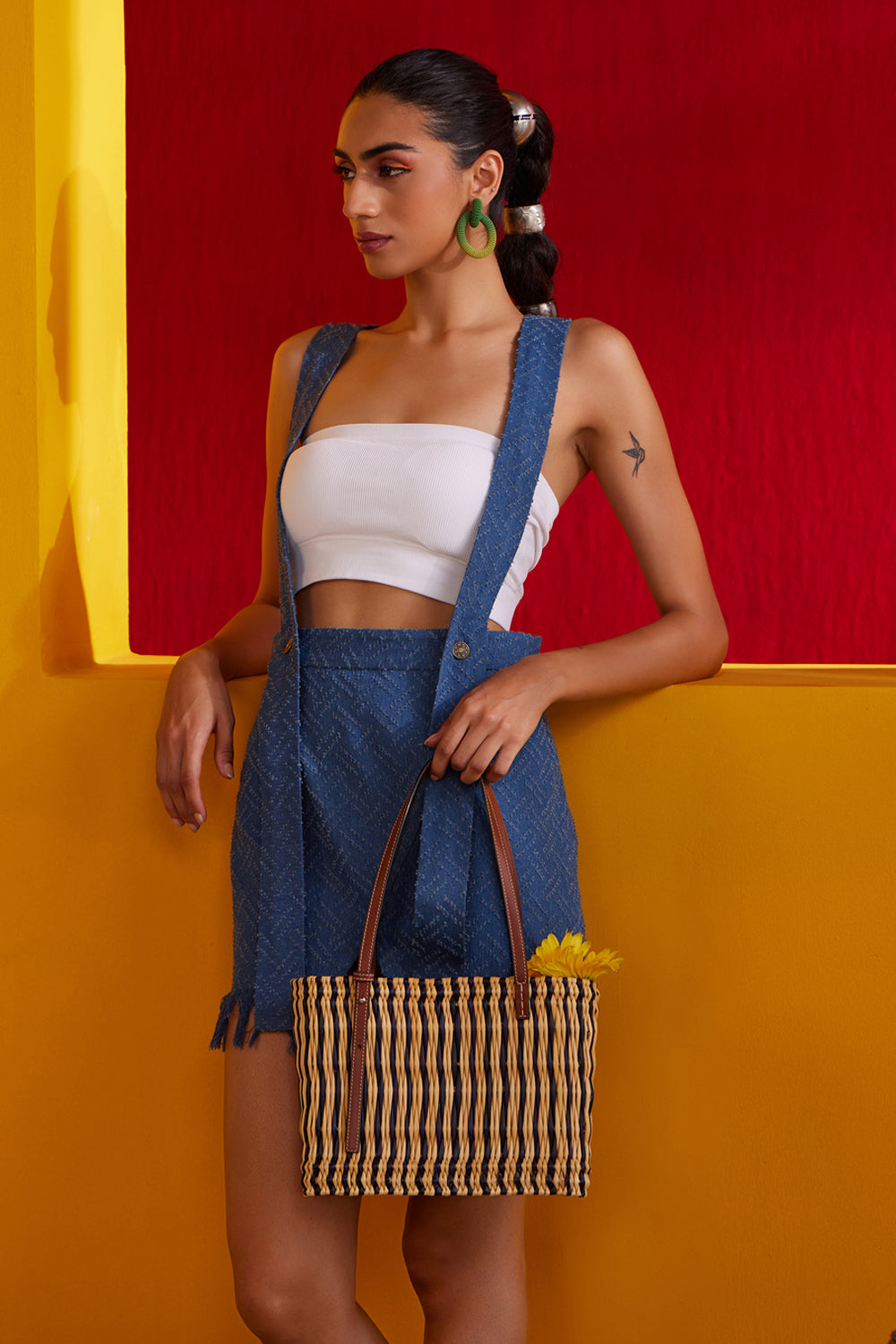 Alacia Denim Skirt